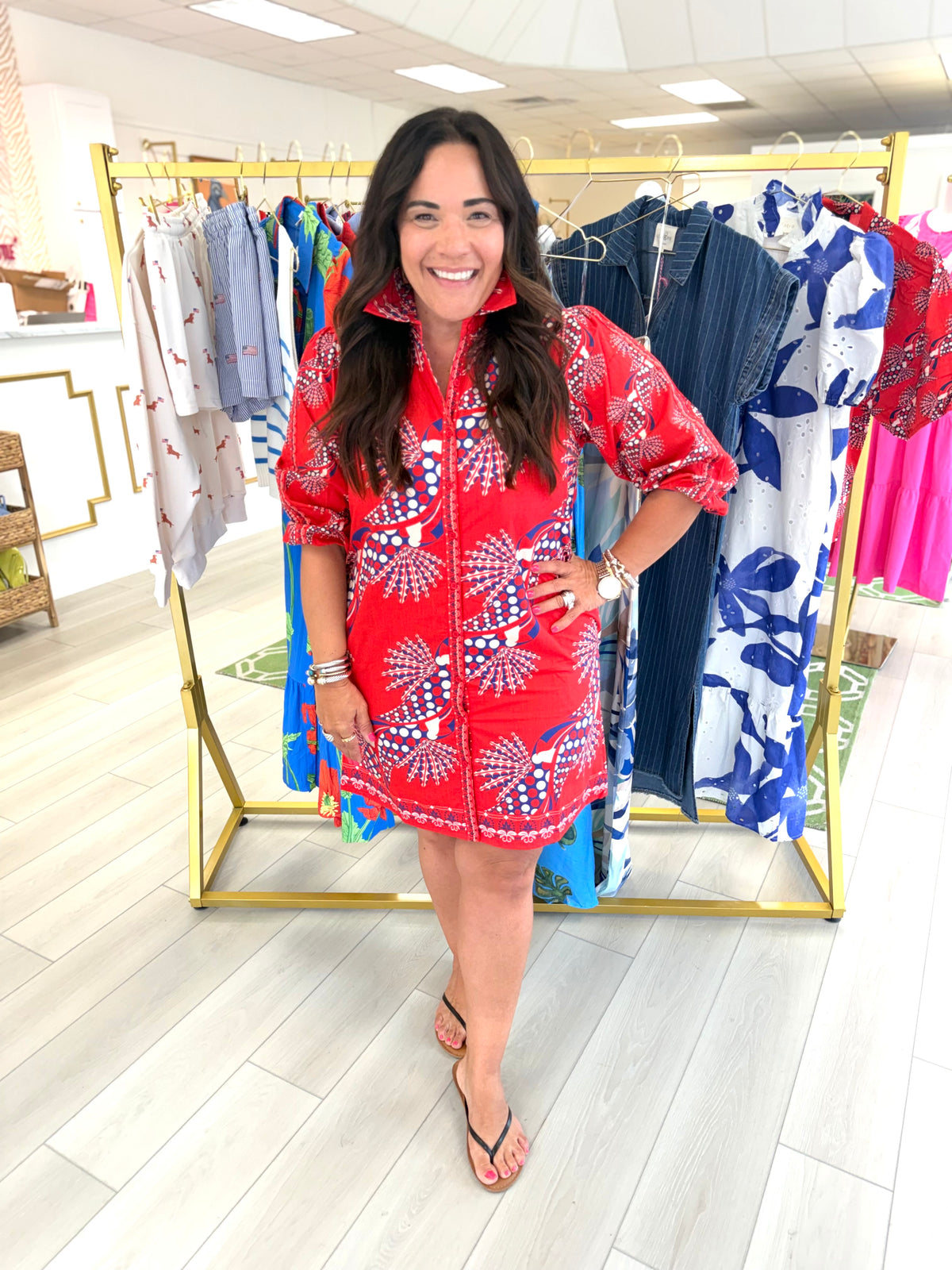 Ava Dress in Crimson Ascent | MAUDE