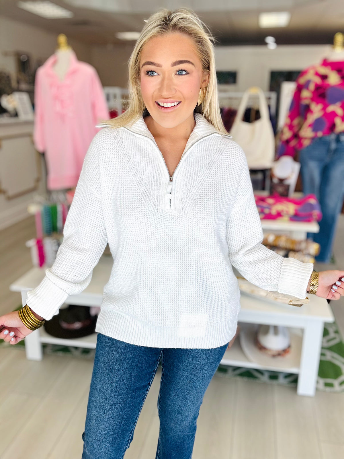 Cozy Queen Half Zip Pullover (3 Colors)