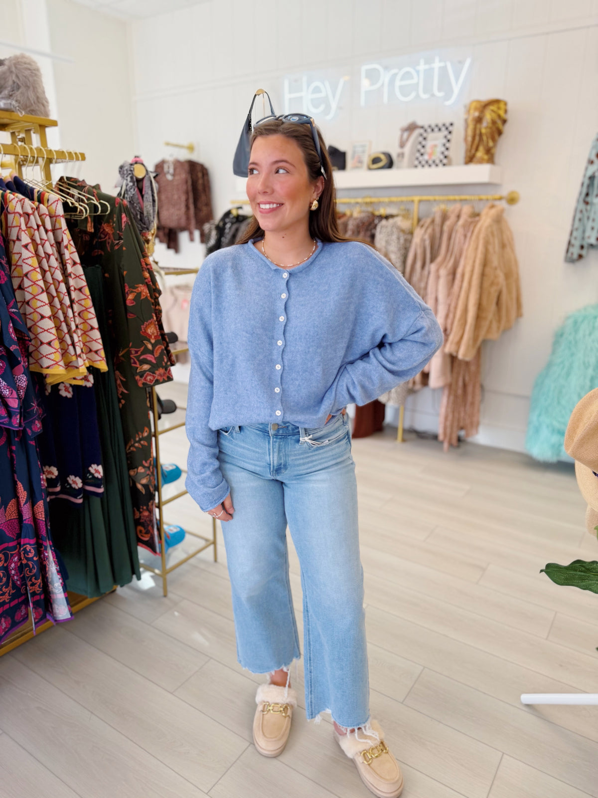 Anything Goes Button Up Sweater (5 Colors)