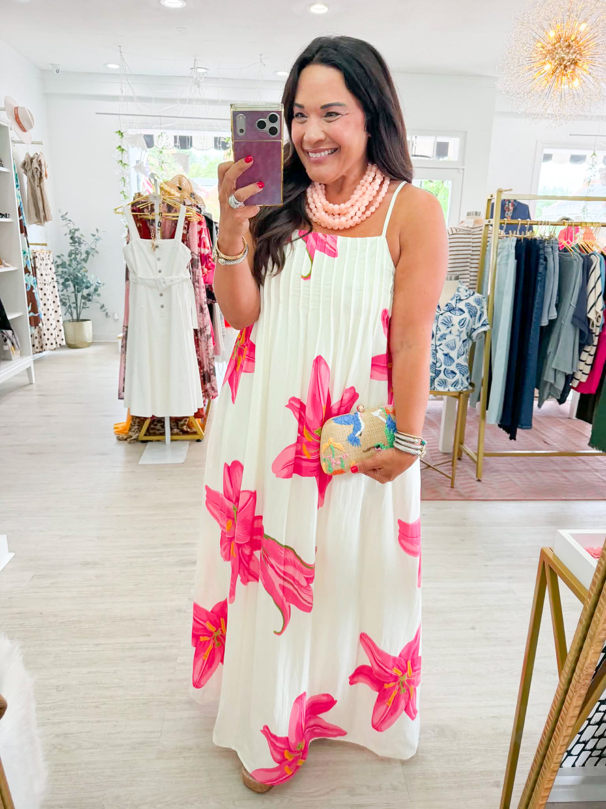 Fancy Does It Pleated Dress