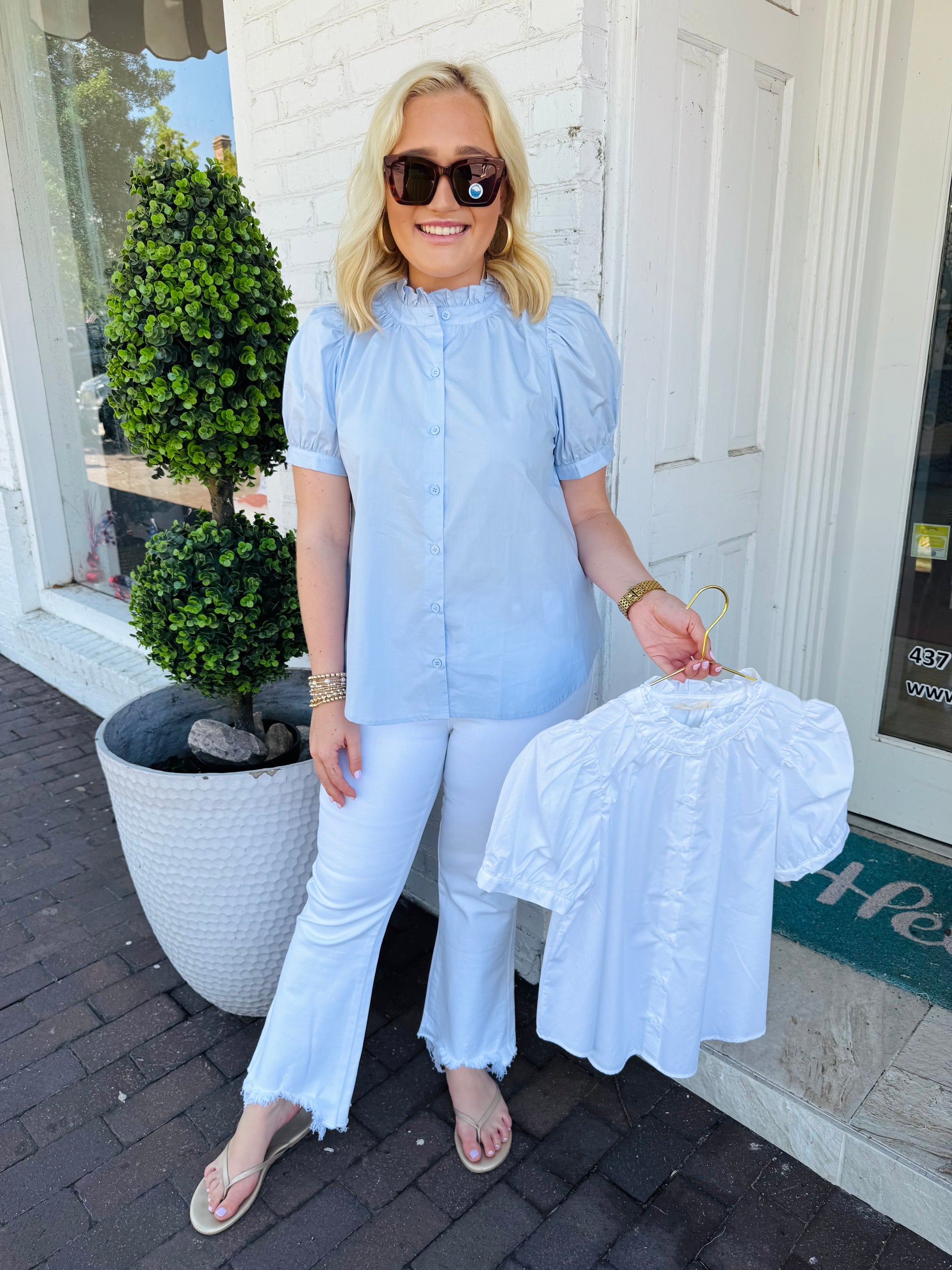Coastal Prep Top (2 Colors)