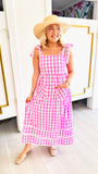 Pretty Pink Picnic Dress