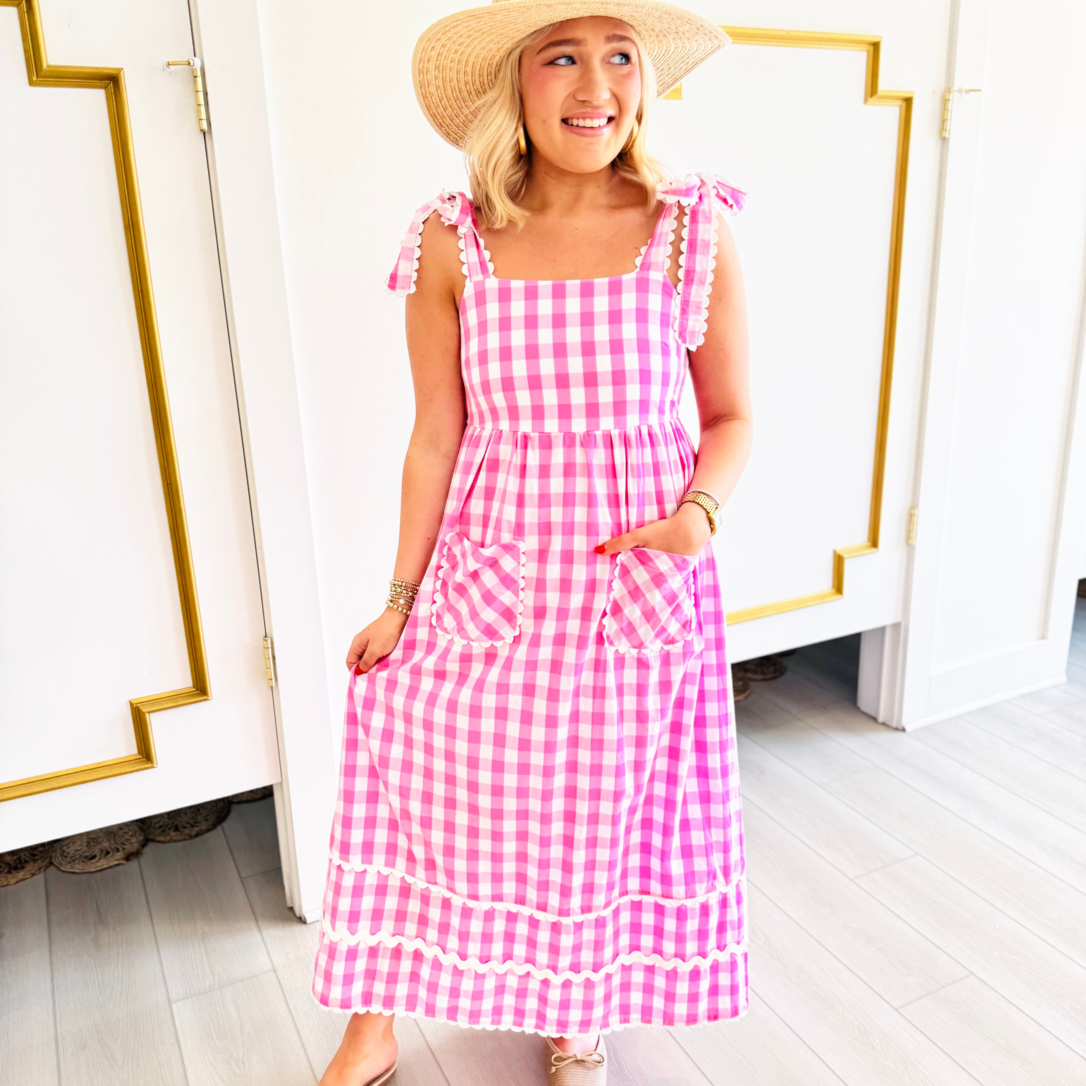 Pretty Pink Picnic Dress