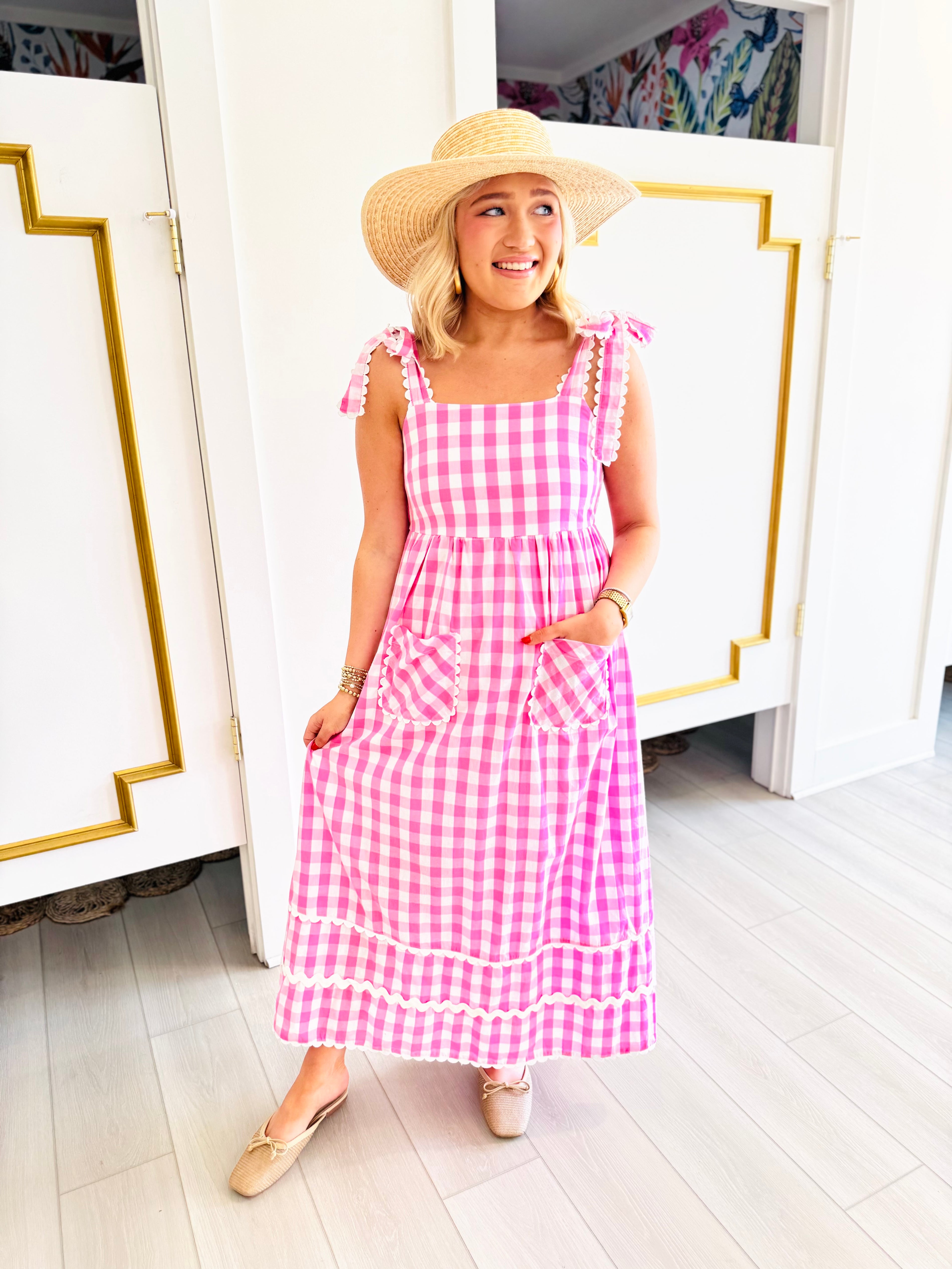 Pretty Pink Picnic Dress