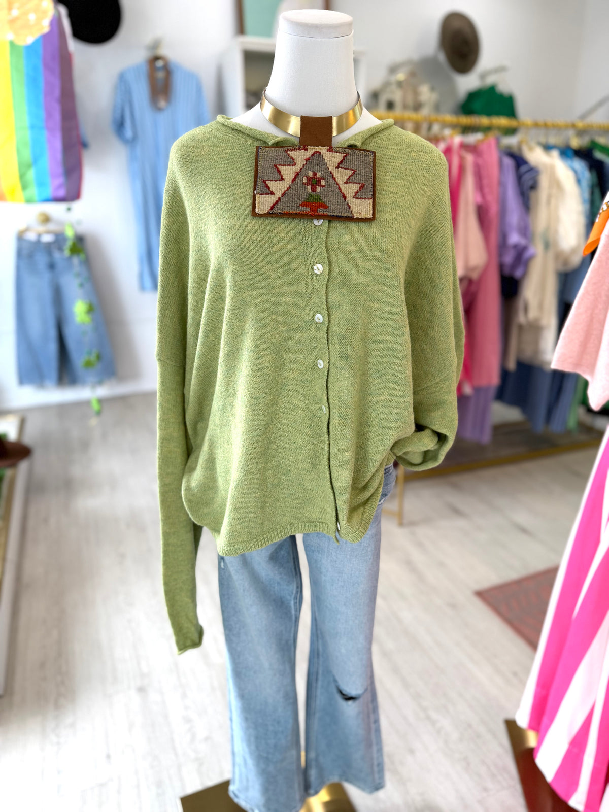 Anything Goes Button Up Sweater (5 Colors)