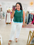 Swing Into The Day Top-Green