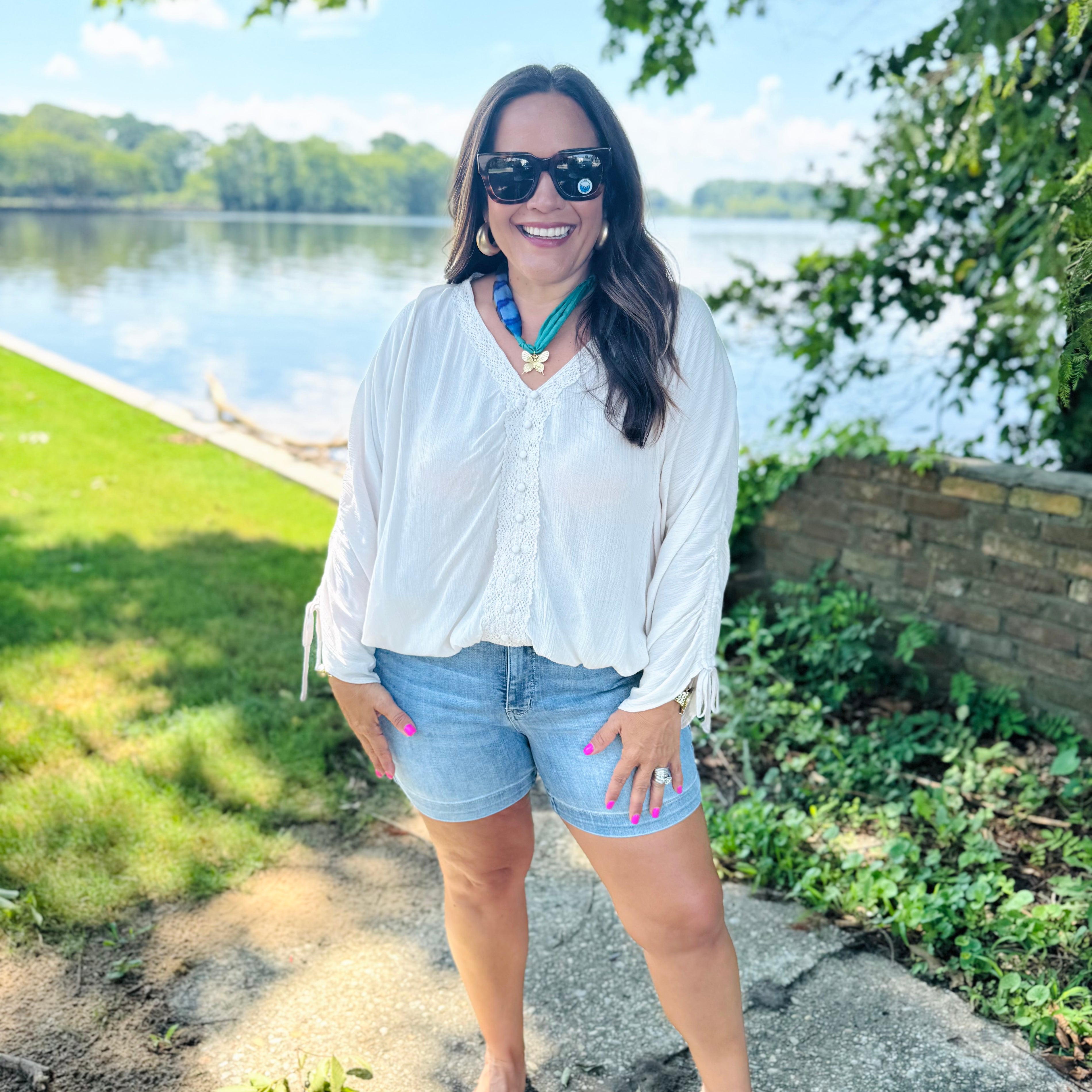 Creamy Crochet Top