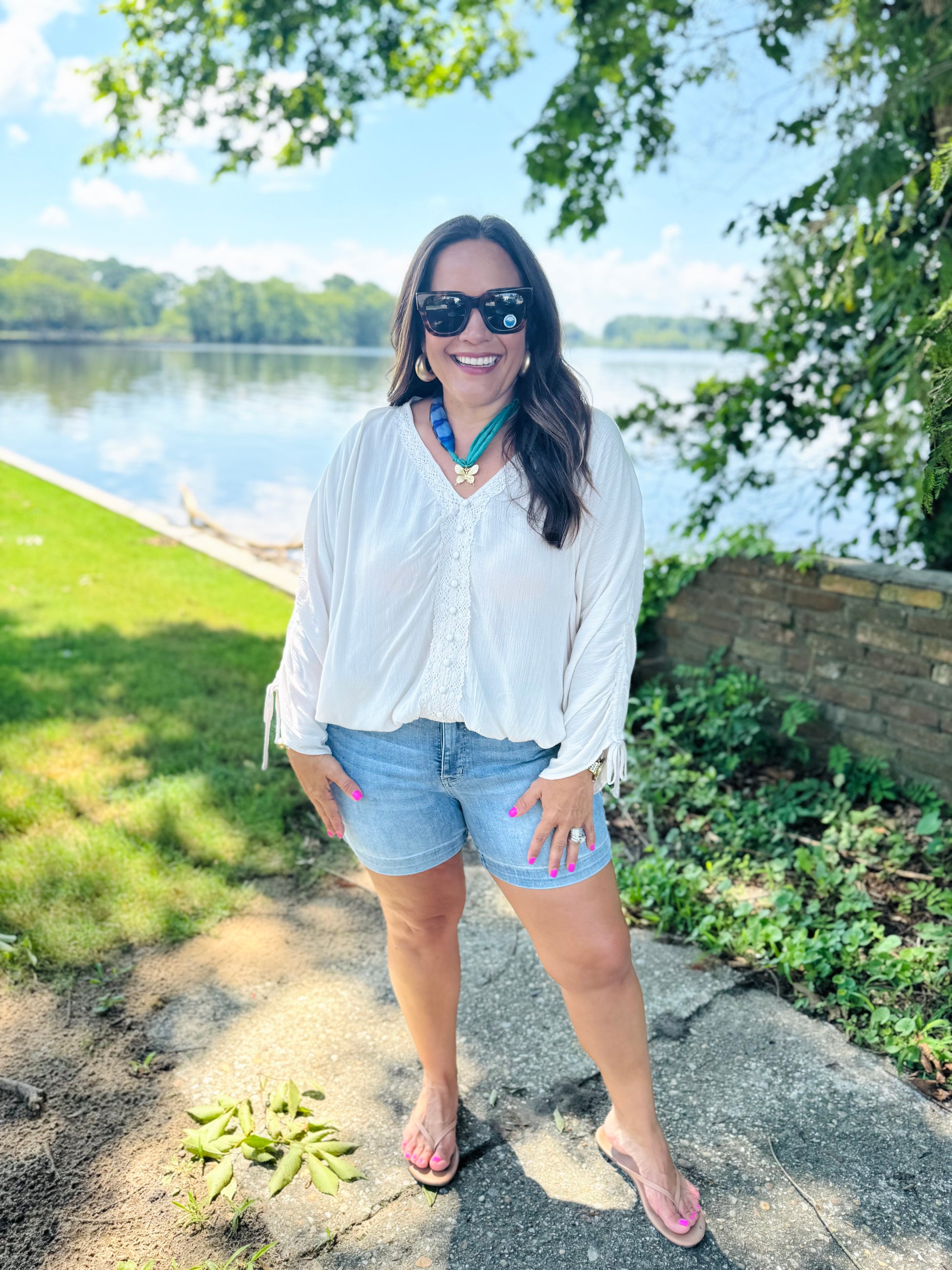 Creamy Crochet Top