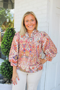 Mix of Emotions Blouse in Multi