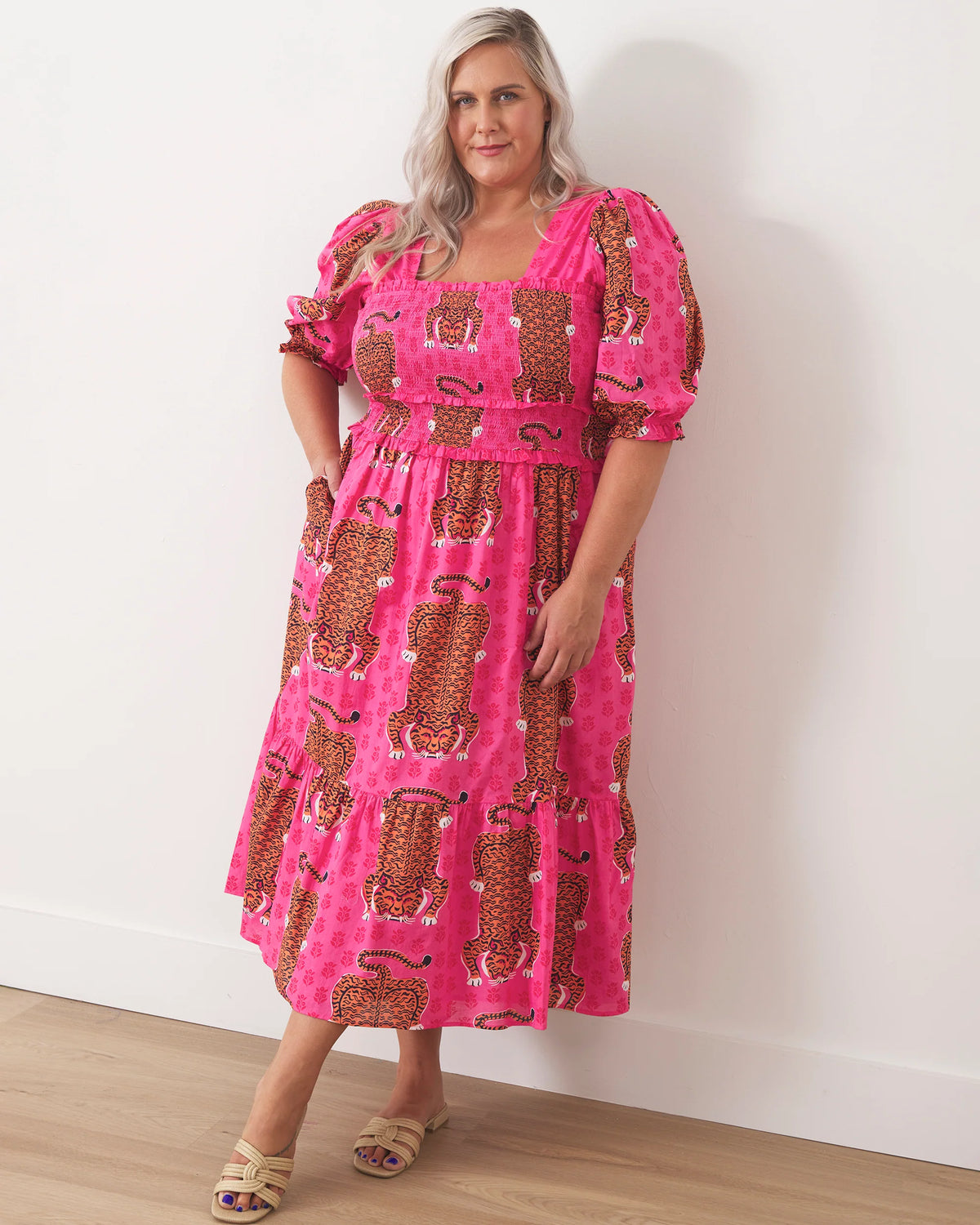 Day Drifter Dress in Siberian Tiger