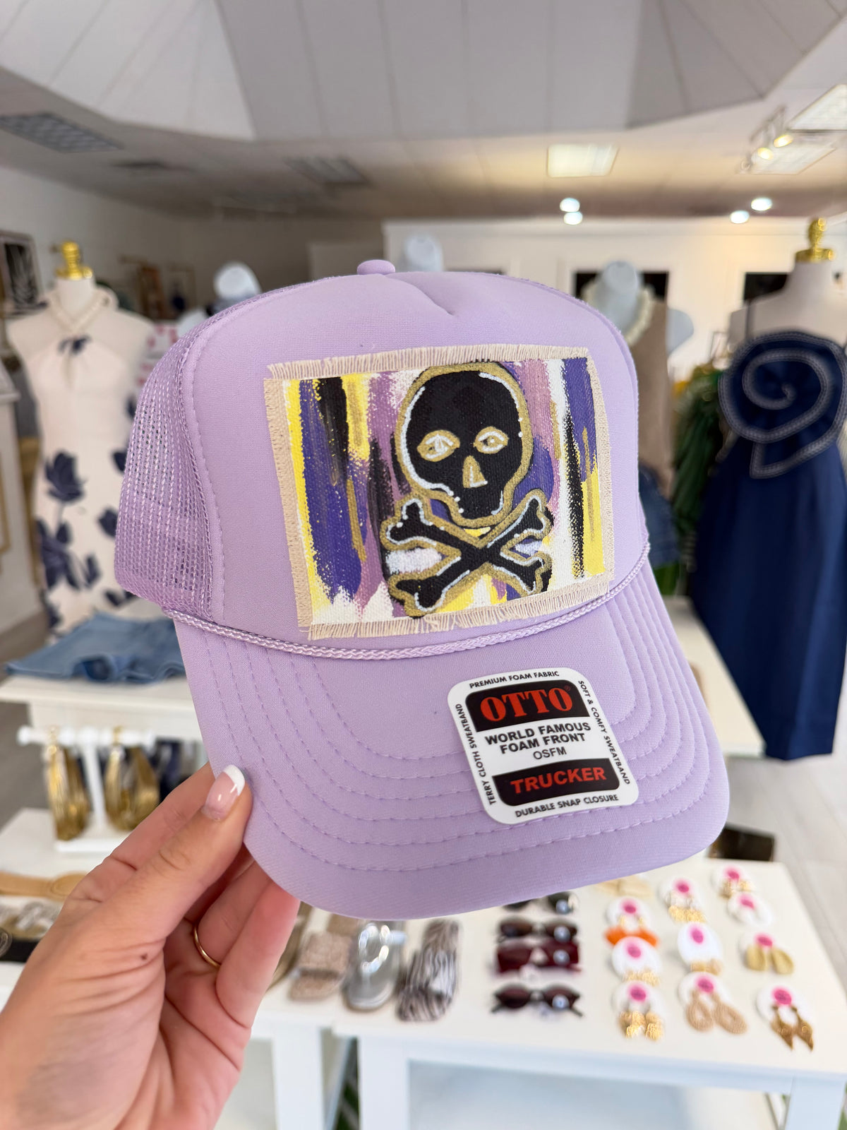 Painted Skull TSP Exclusive Trucker - Lilac