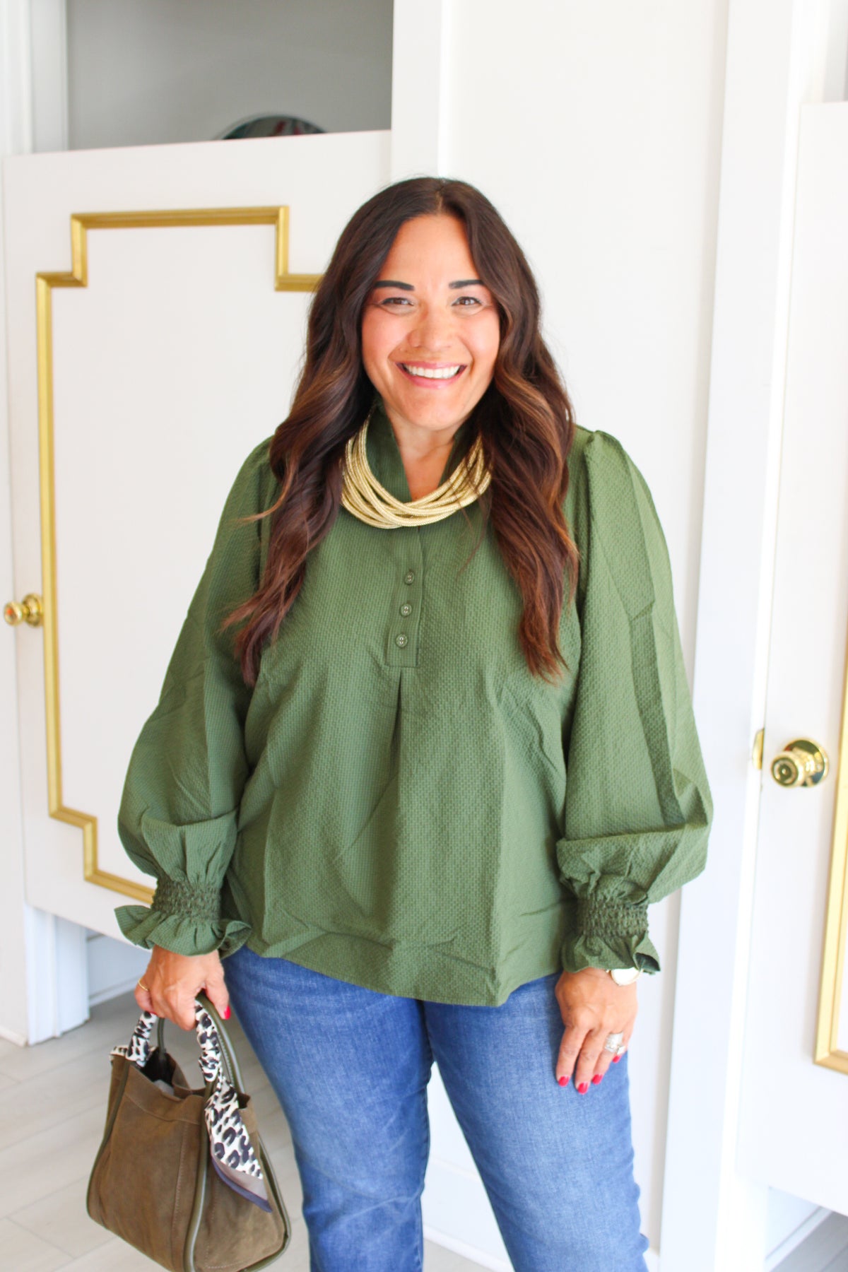 Everyday Wear Blouse in Olive