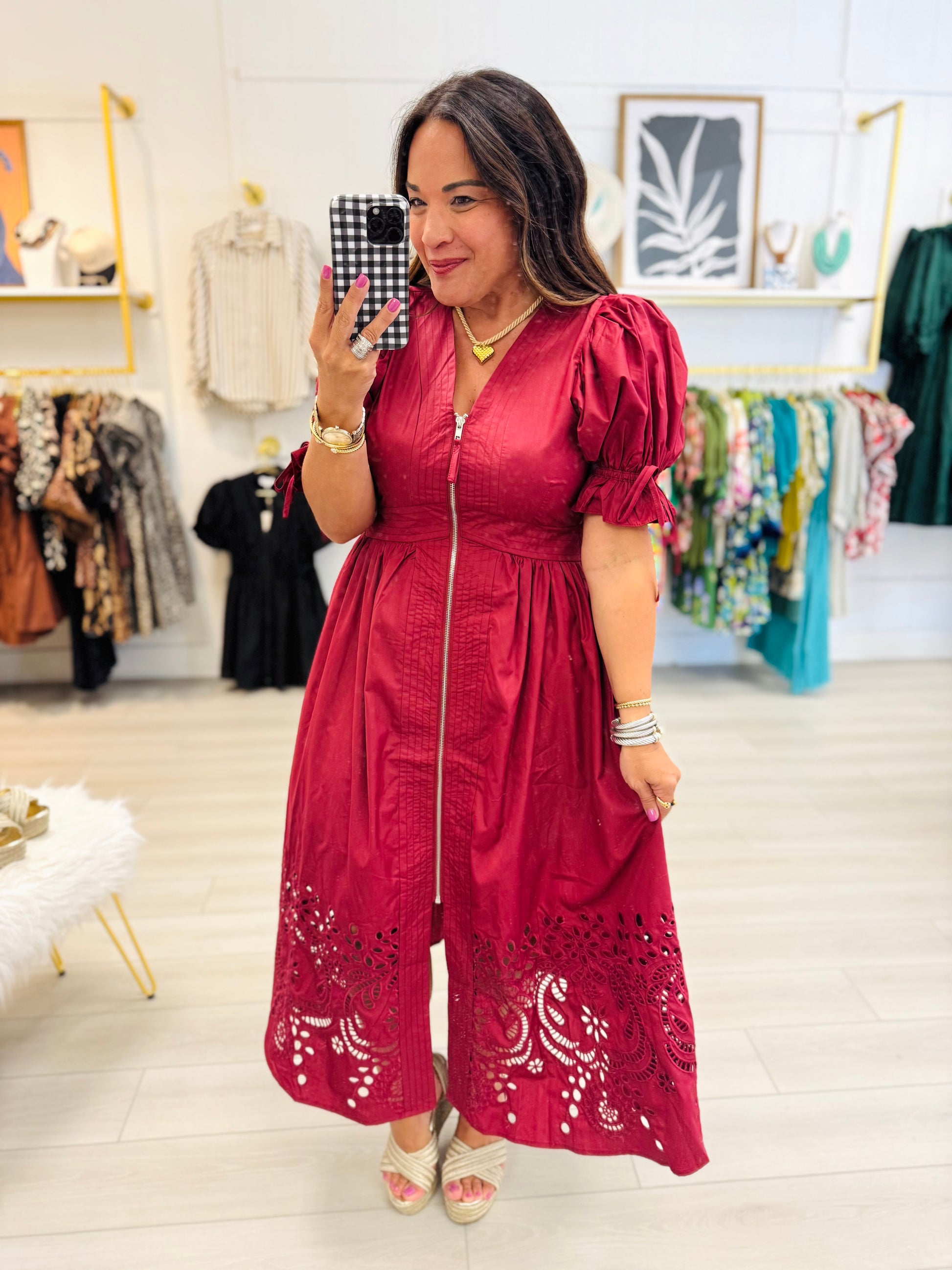 Stacey Dress in Eyelet (3 Colors)