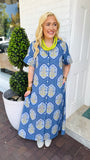 Gibbons Dress in Dusty Trellis | LIVRO