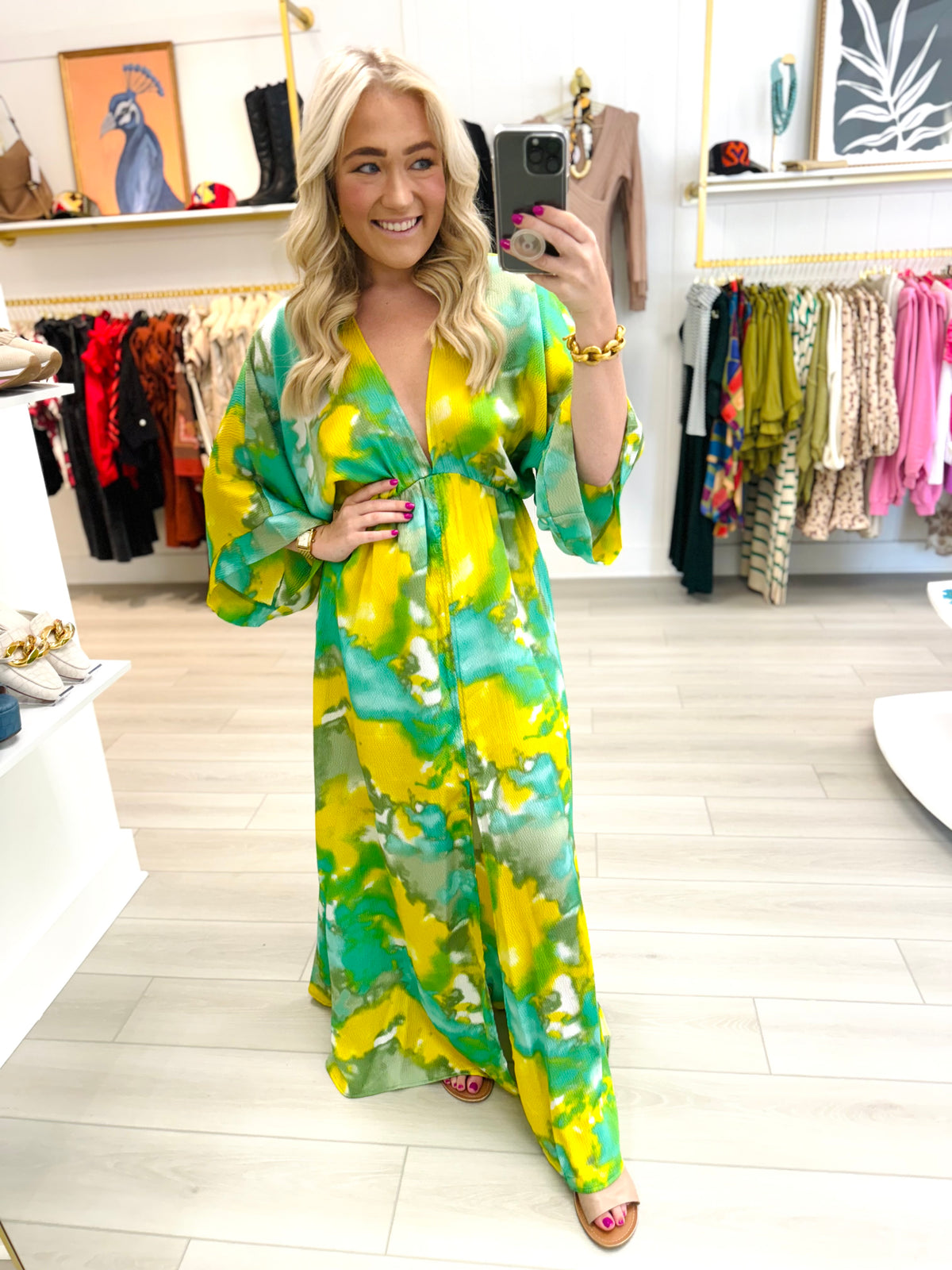 Soaking Up The Sun Kimono Maxi