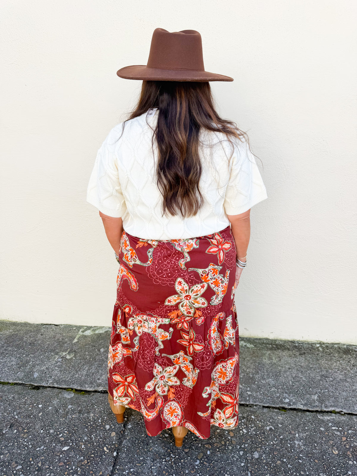 Ada Skirt in Wild Paisley | MAUDE