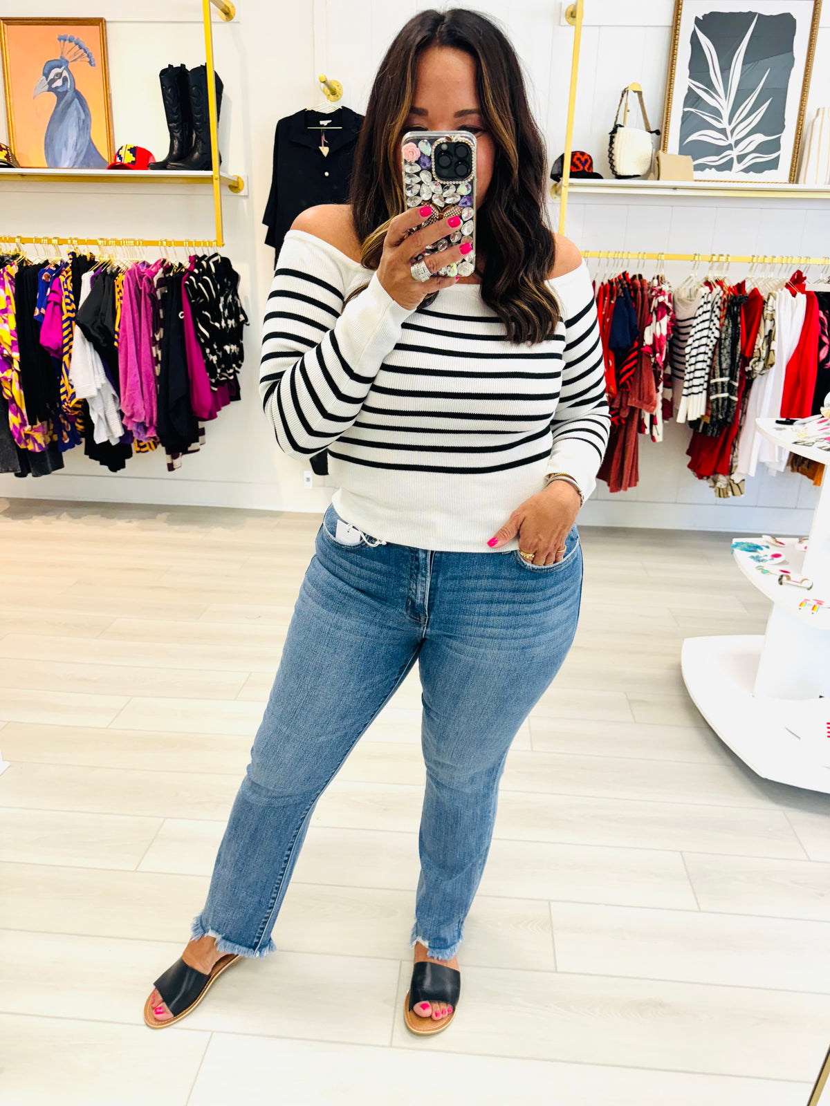 Sophisticated in Stripes Top