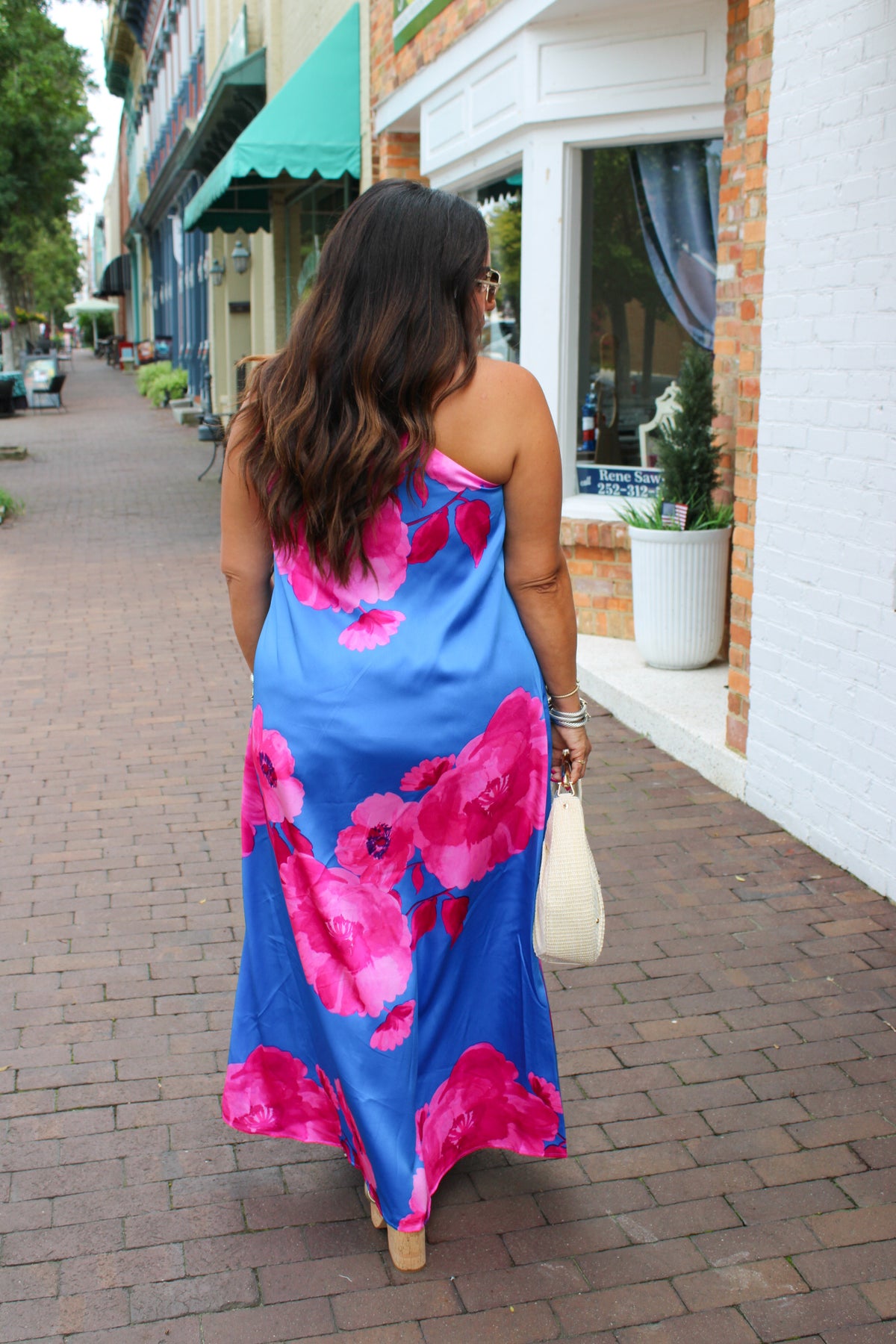 Everything Changed Floral One Shoulder Maxi