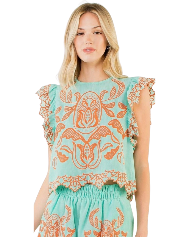 Flirty Flutters Top | THML