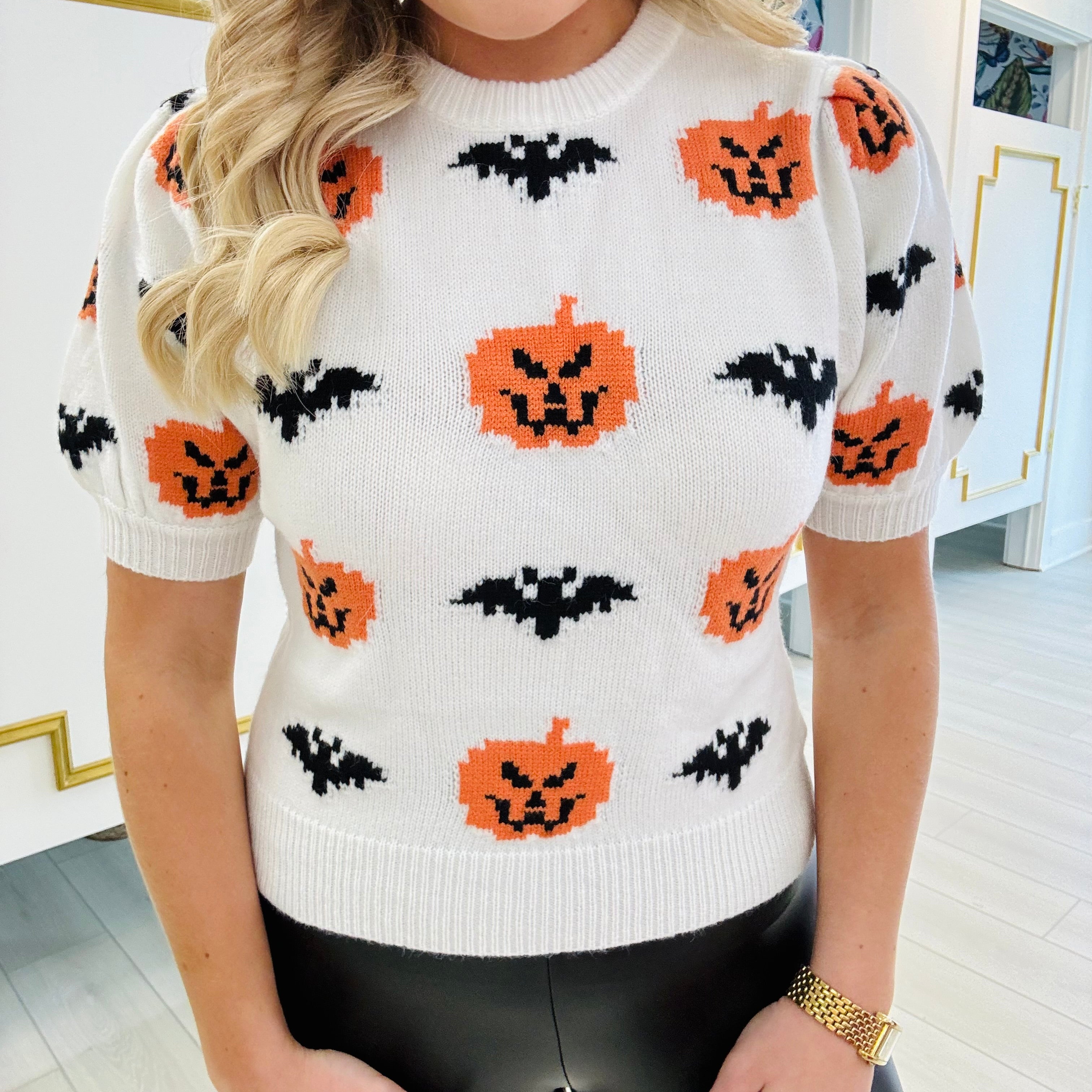 Bats & Pumpkins Sweater
