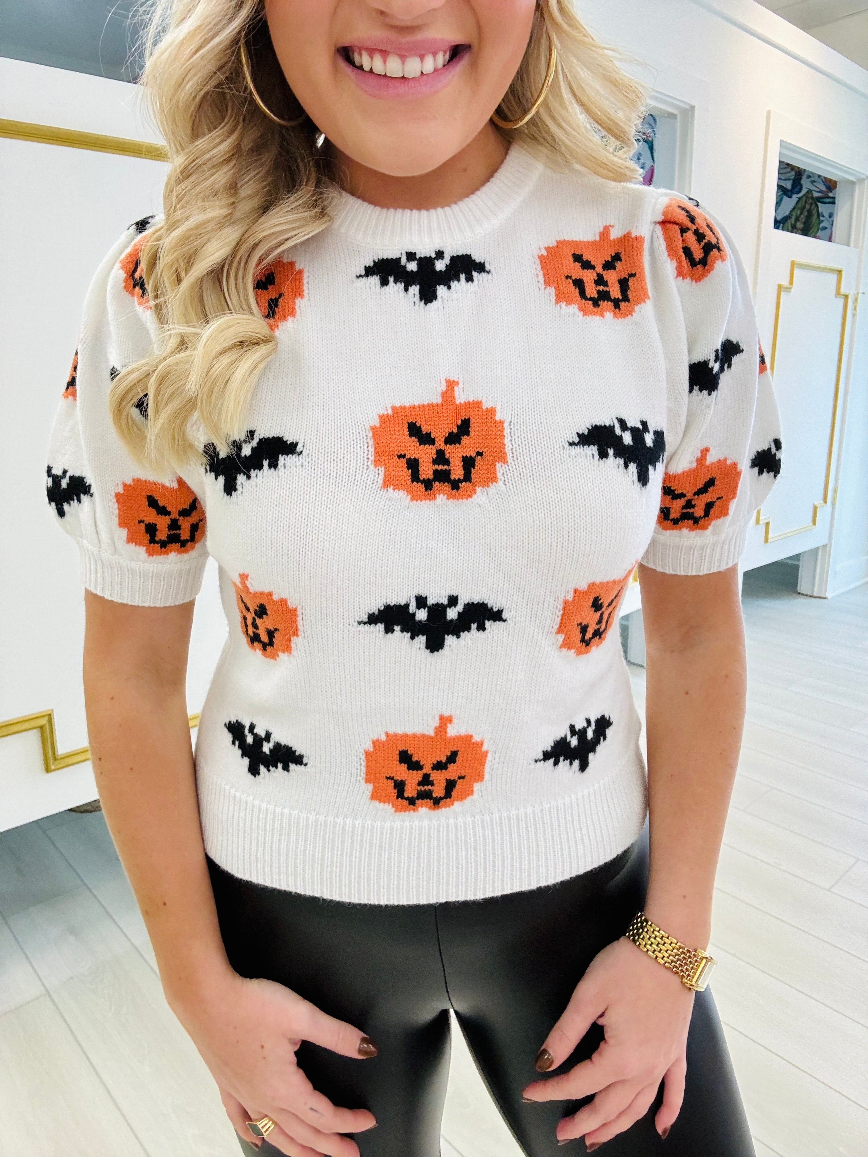 Bats & Pumpkins Sweater