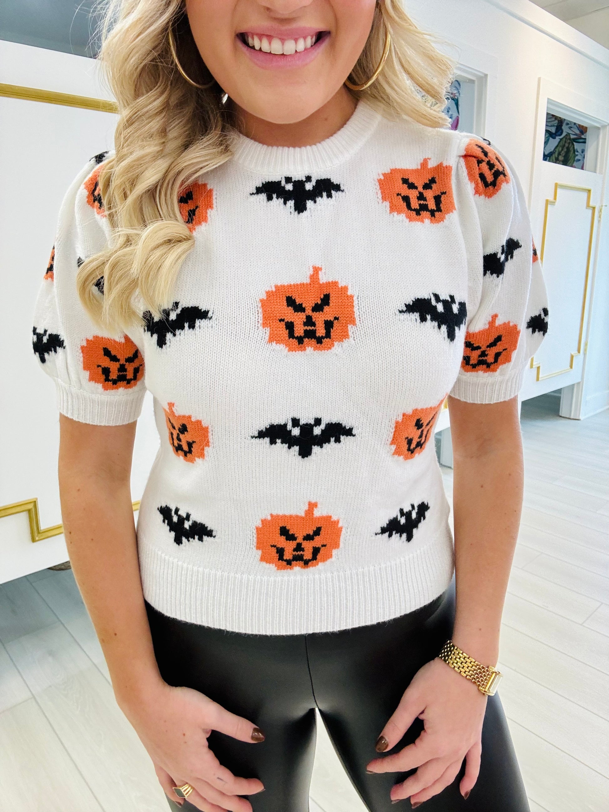 Bats & Pumpkins Sweater