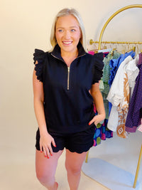 Girl on the Go Shorts in Black