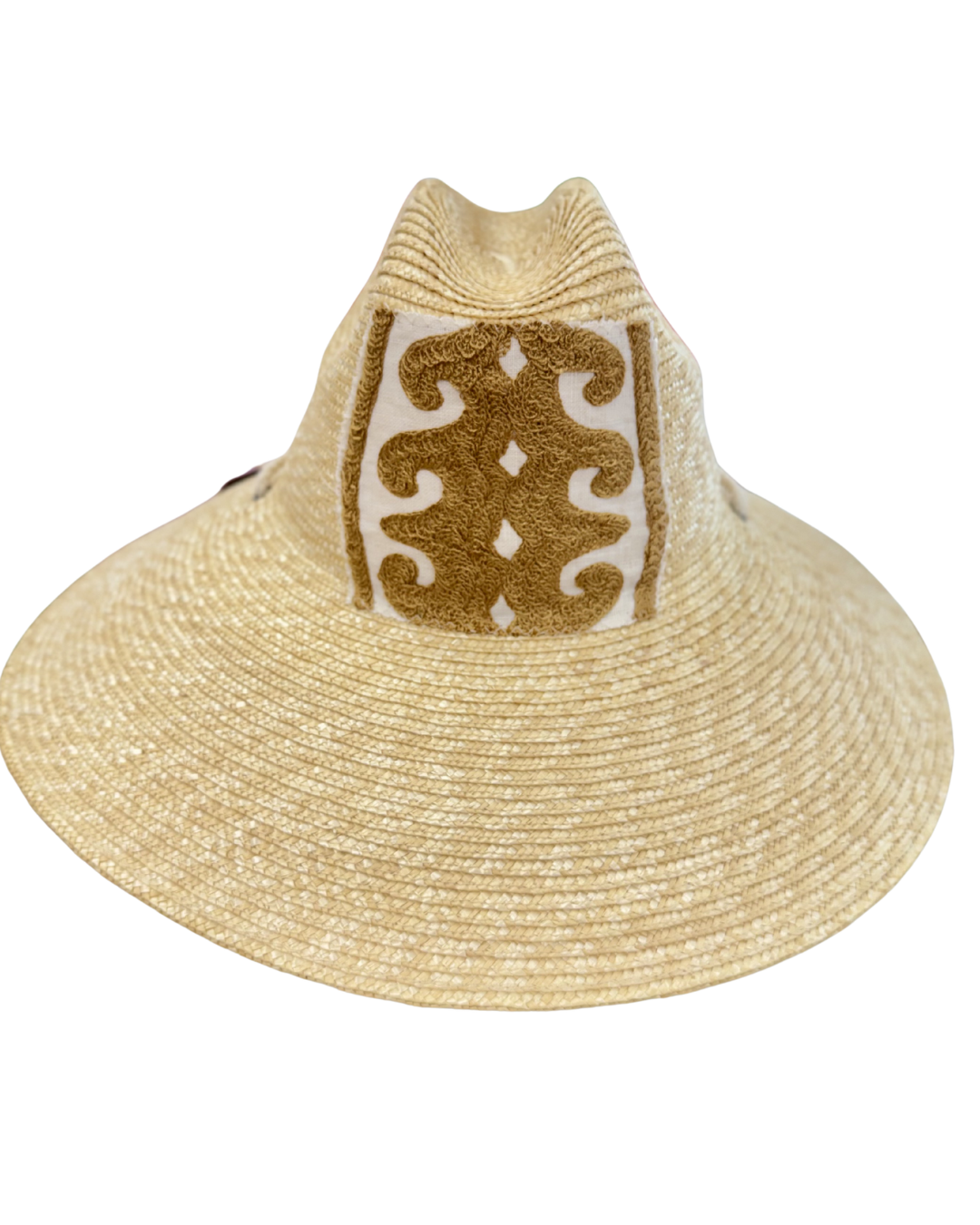 Straw Hat - Tan, White Patch | ORIJINAL