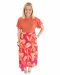 Ada Skirt in Petal Blaze | MAUDE
