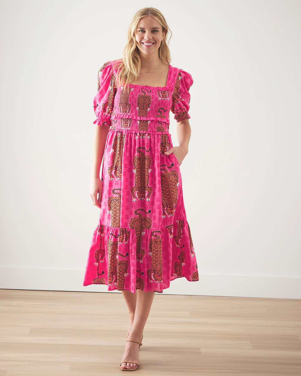 Day Drifter Dress in Siberian Tiger