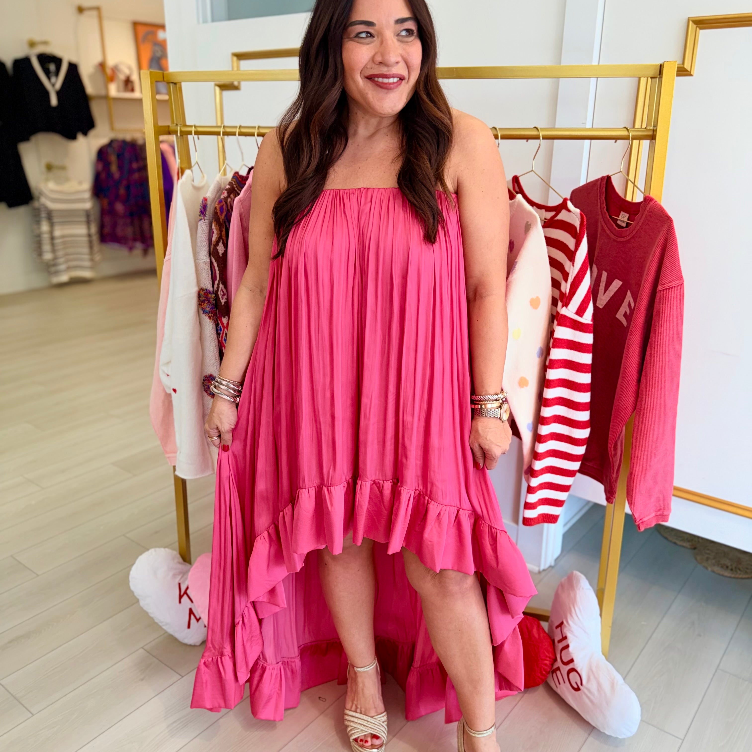 Fancy Does It Strapless Dress (2 Colors)