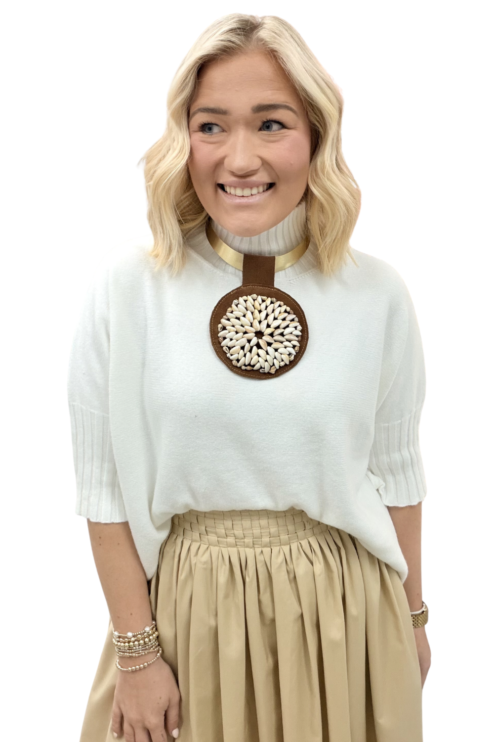 Cowrie Shells Pendant - Circle | ORIJINAL