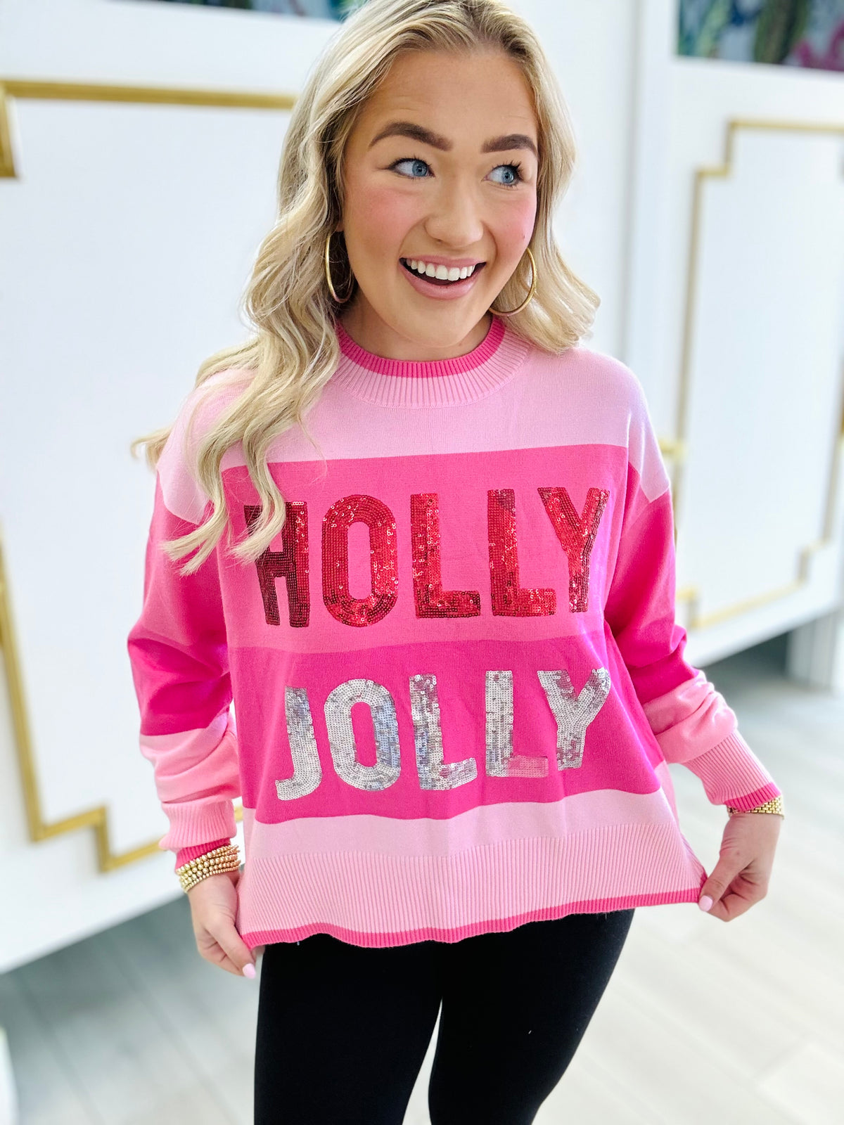 Holly Jolly Sequin Sweater