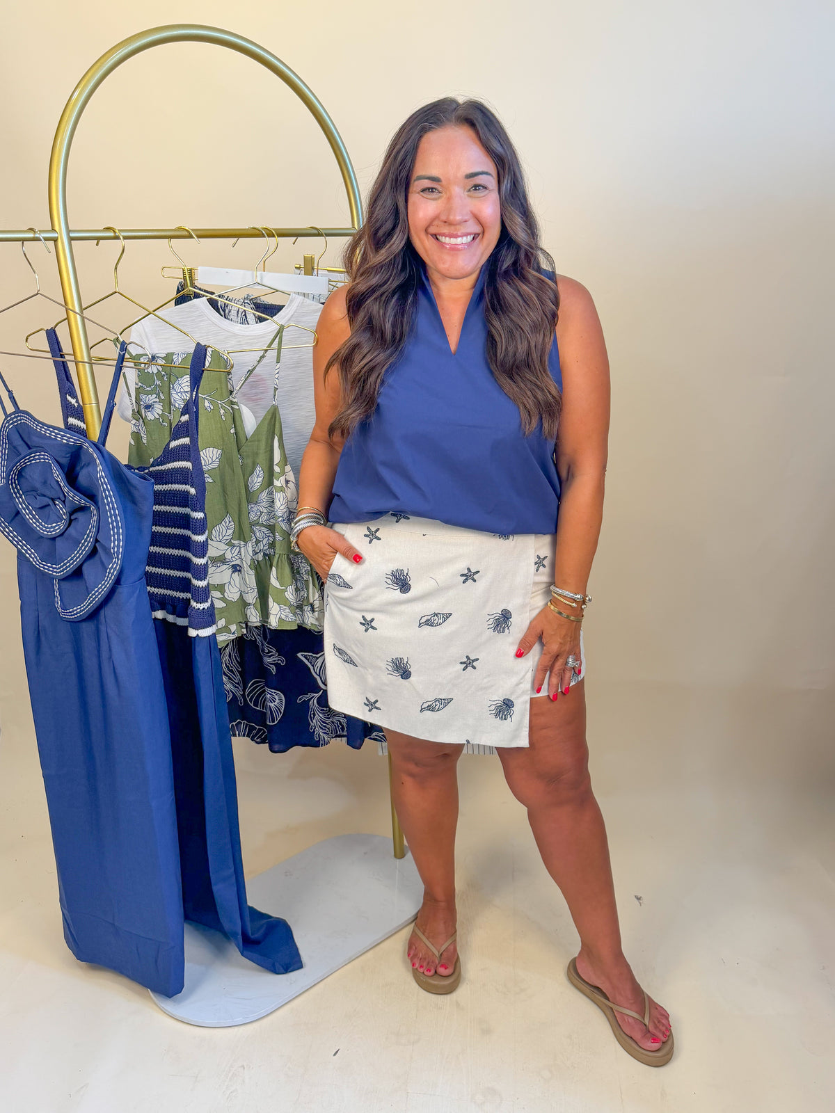 Oceans in Greece Skort