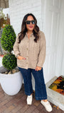 Warm + Cozy Button Up Sweater