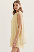 Elegant Summer Night Dress-Butter