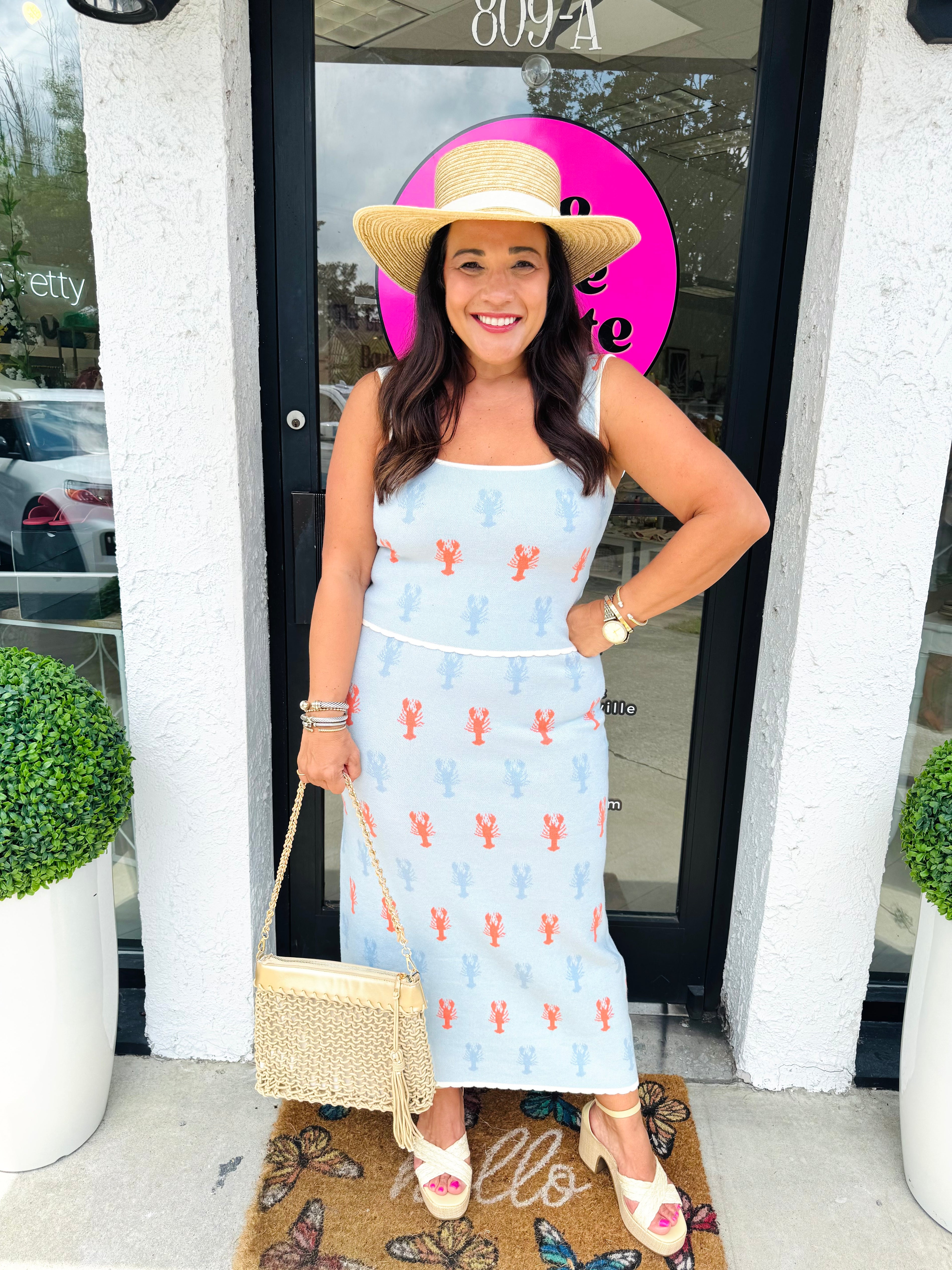Lobsters in Paradise Two Piece Set