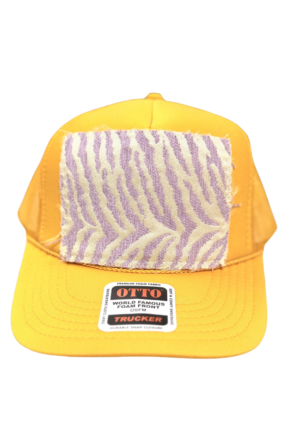 Gold Patch Trucker - Purple Zebra | ORIJINAL