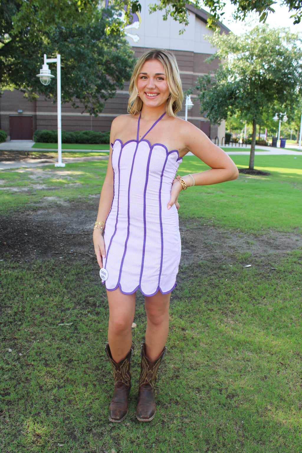 Hold That Line Dress