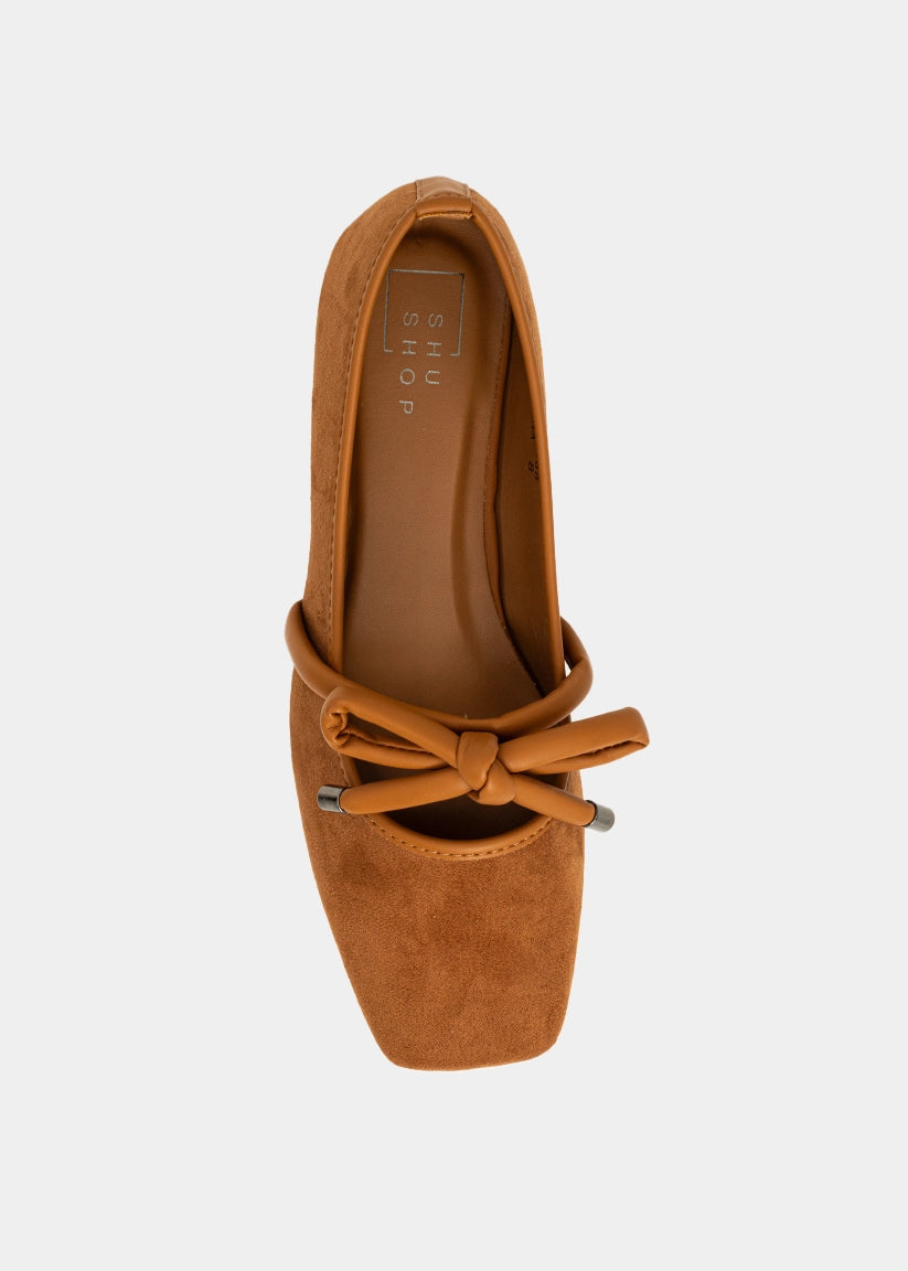 Adriana Suede Ballet Flat | SHUSHOP