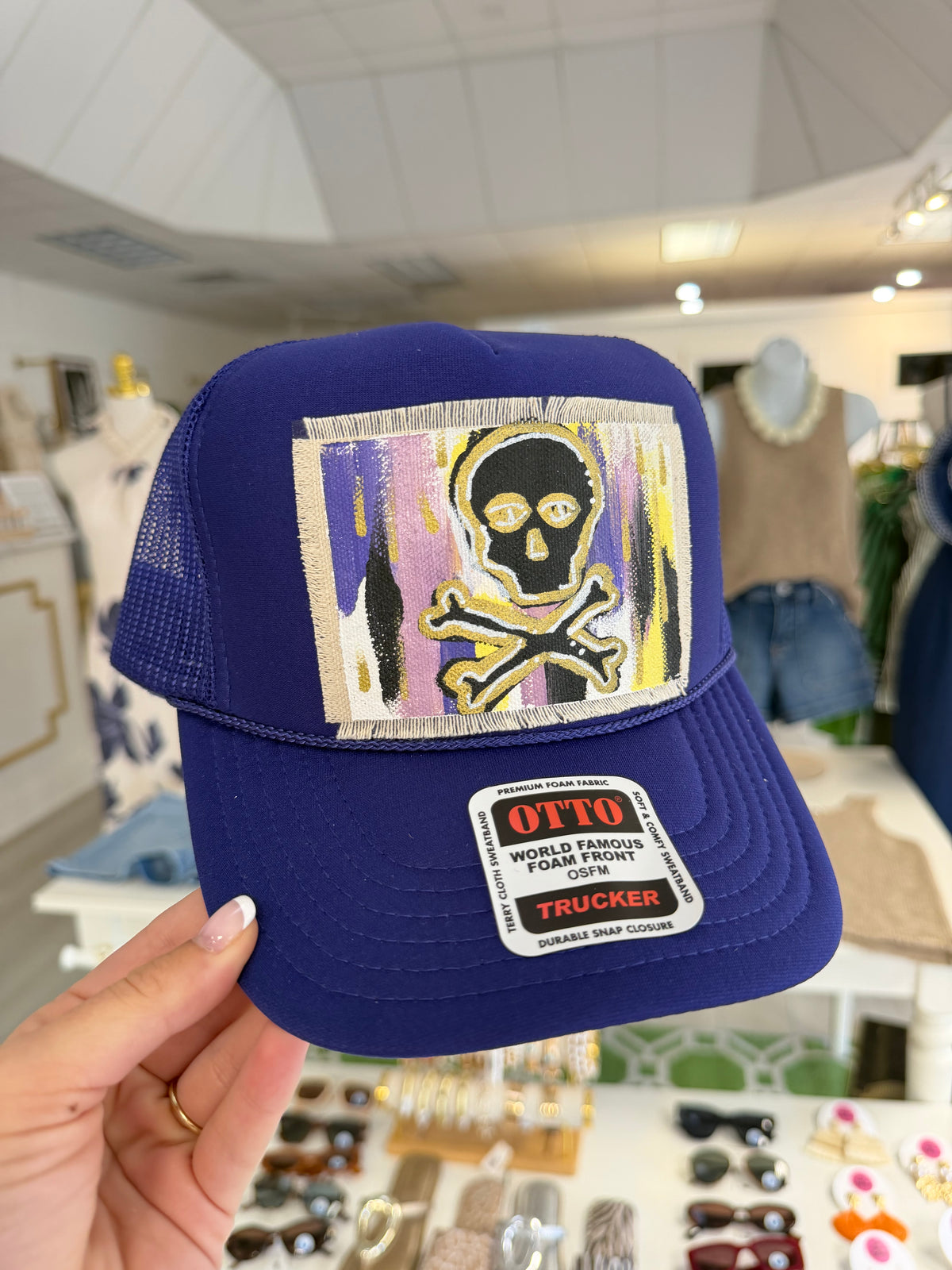 Painted Skull TSP Exclusive Trucker - Purple