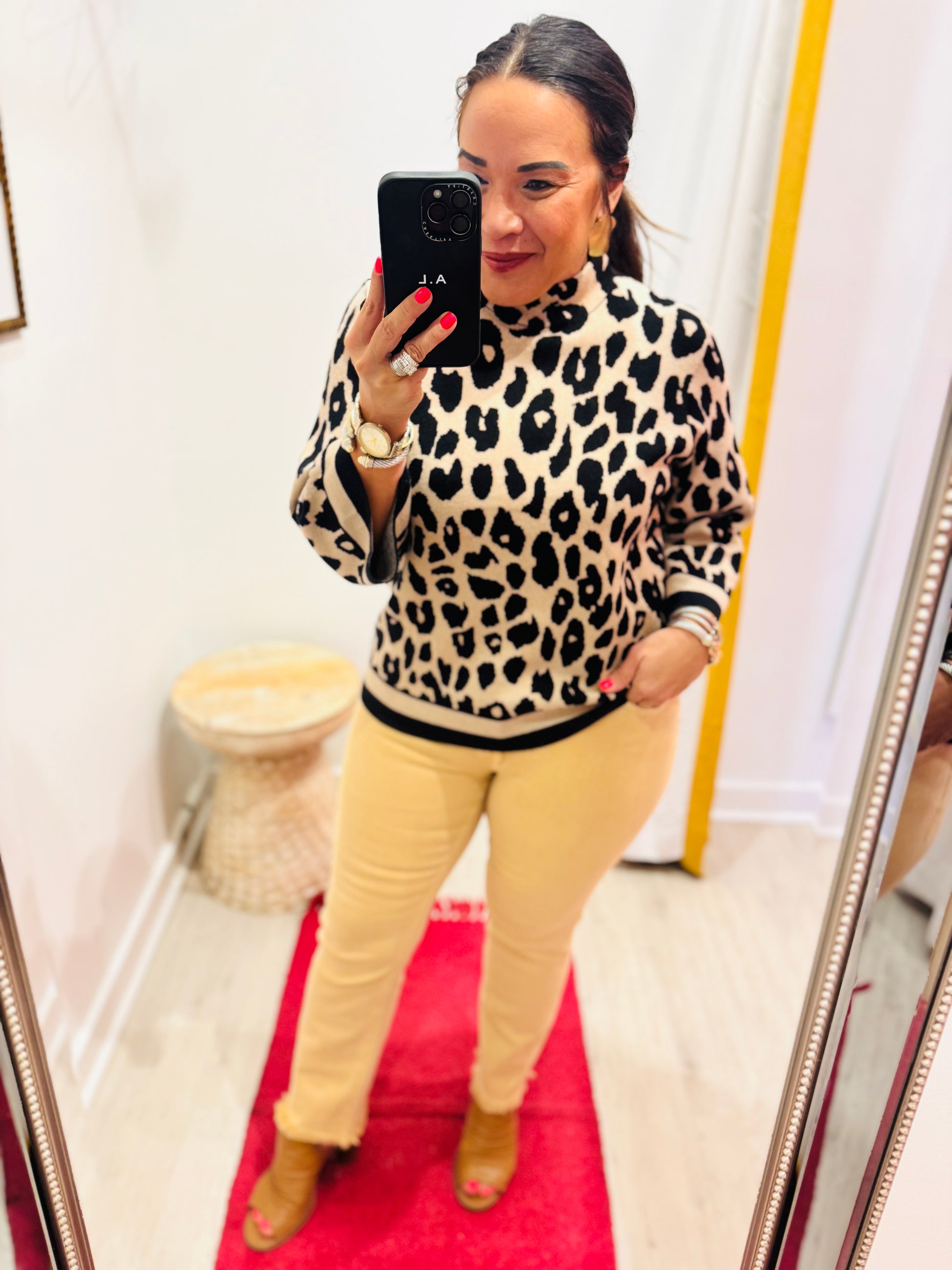 Melissa Mid Rise Stretch Straight Denim | VERVET