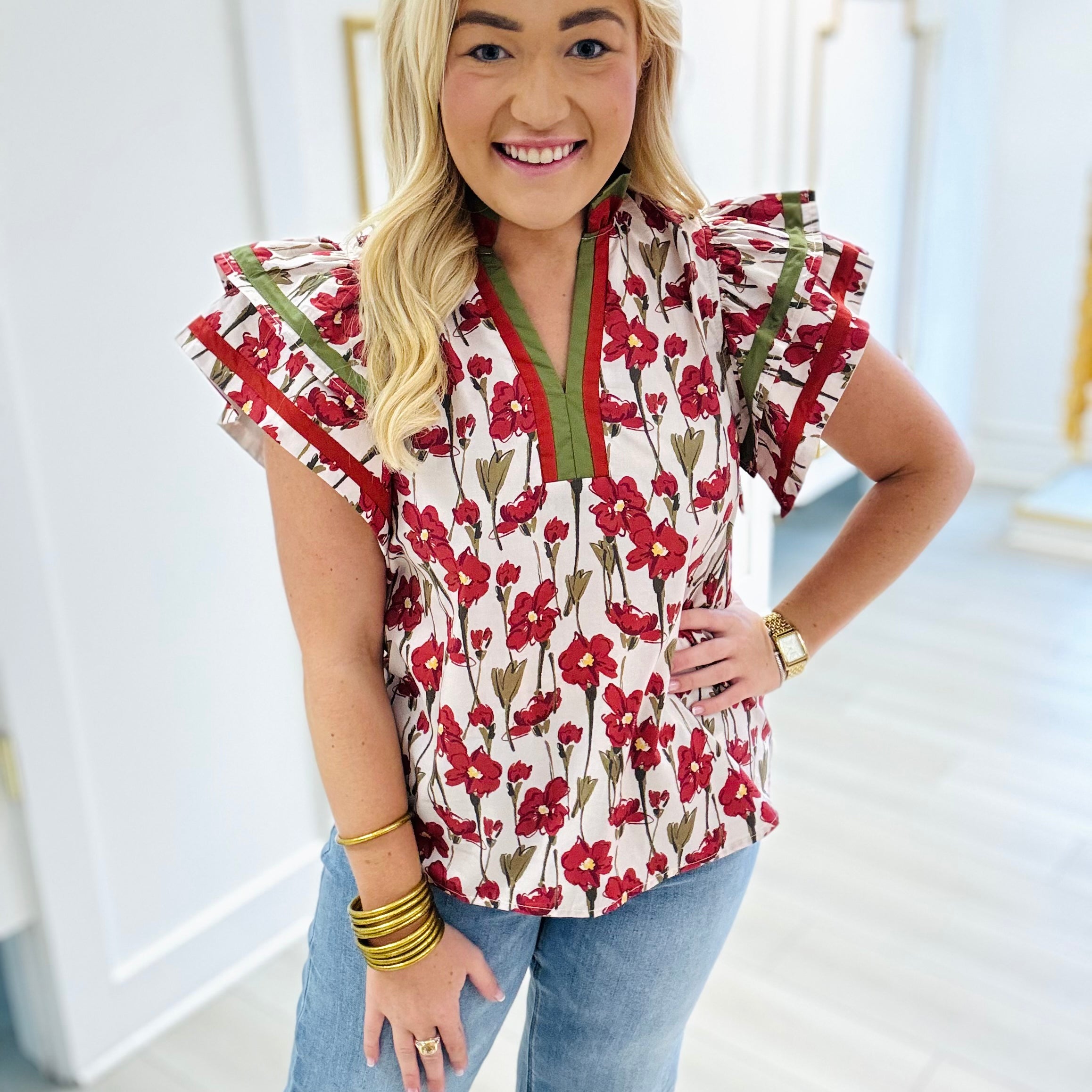 Fall Flutters Top