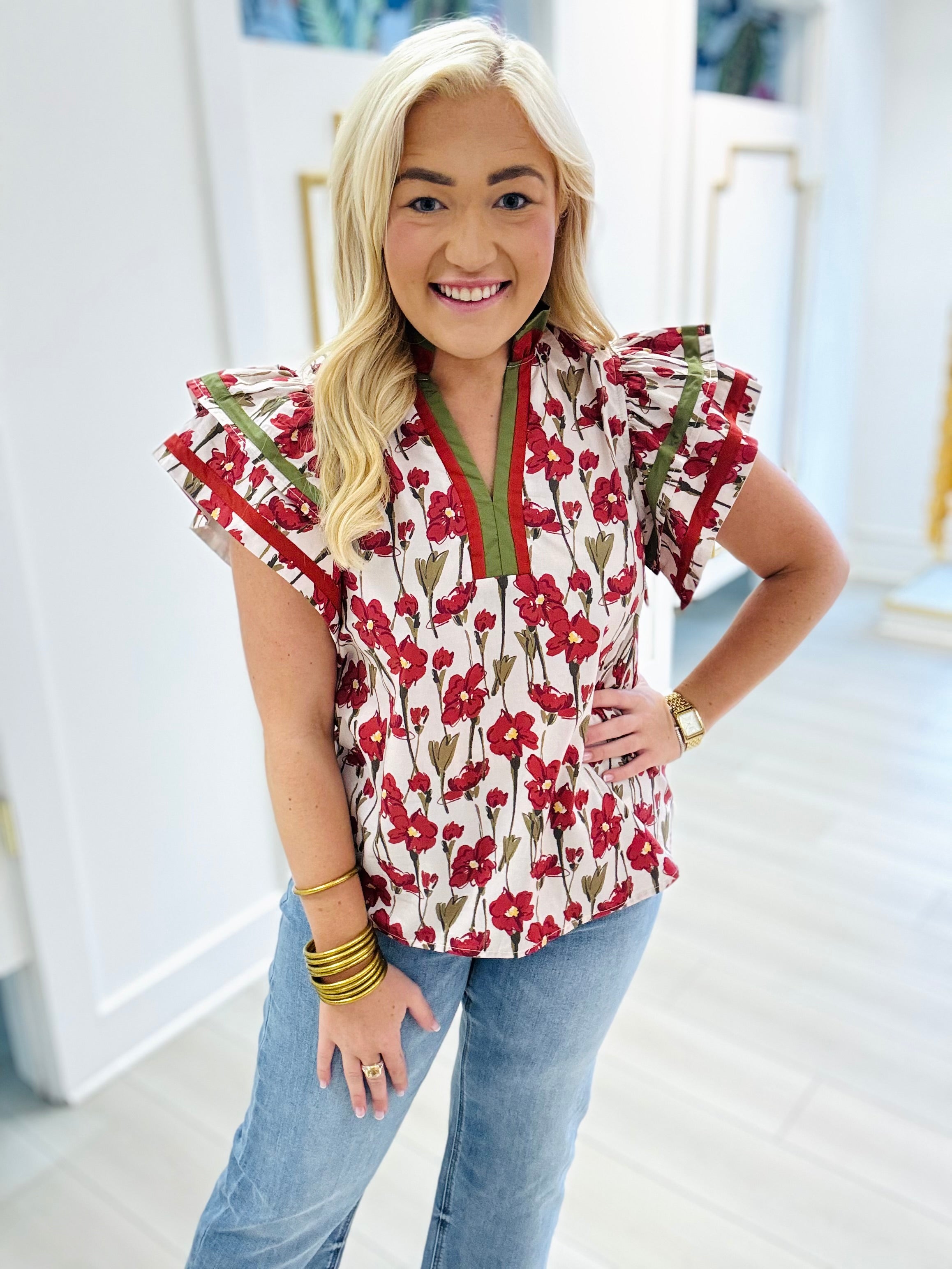 Fall Flutters Top