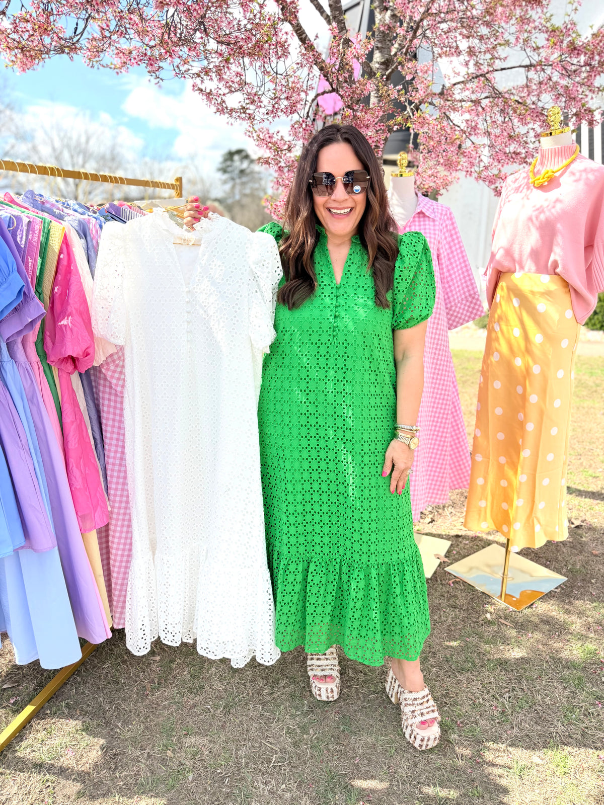Simple Joys Dress in White