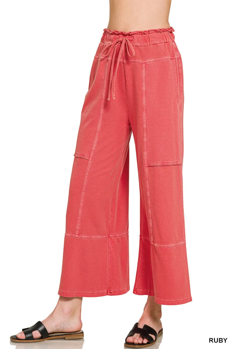 Extra Chill Pants in Ruby | BOMB BASIC