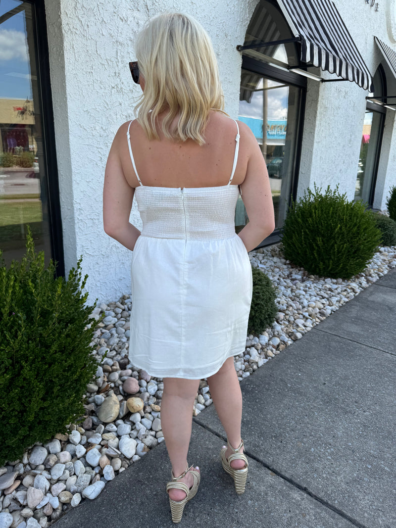 Classic Contrast Dress