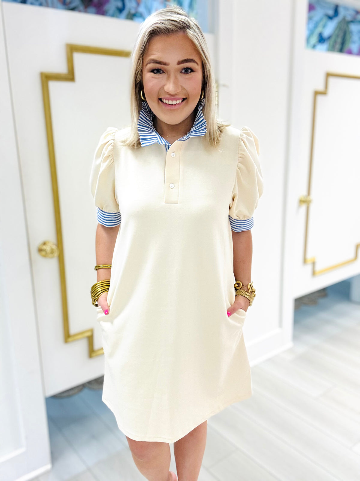 Preppy Class Dress (3 Colors)