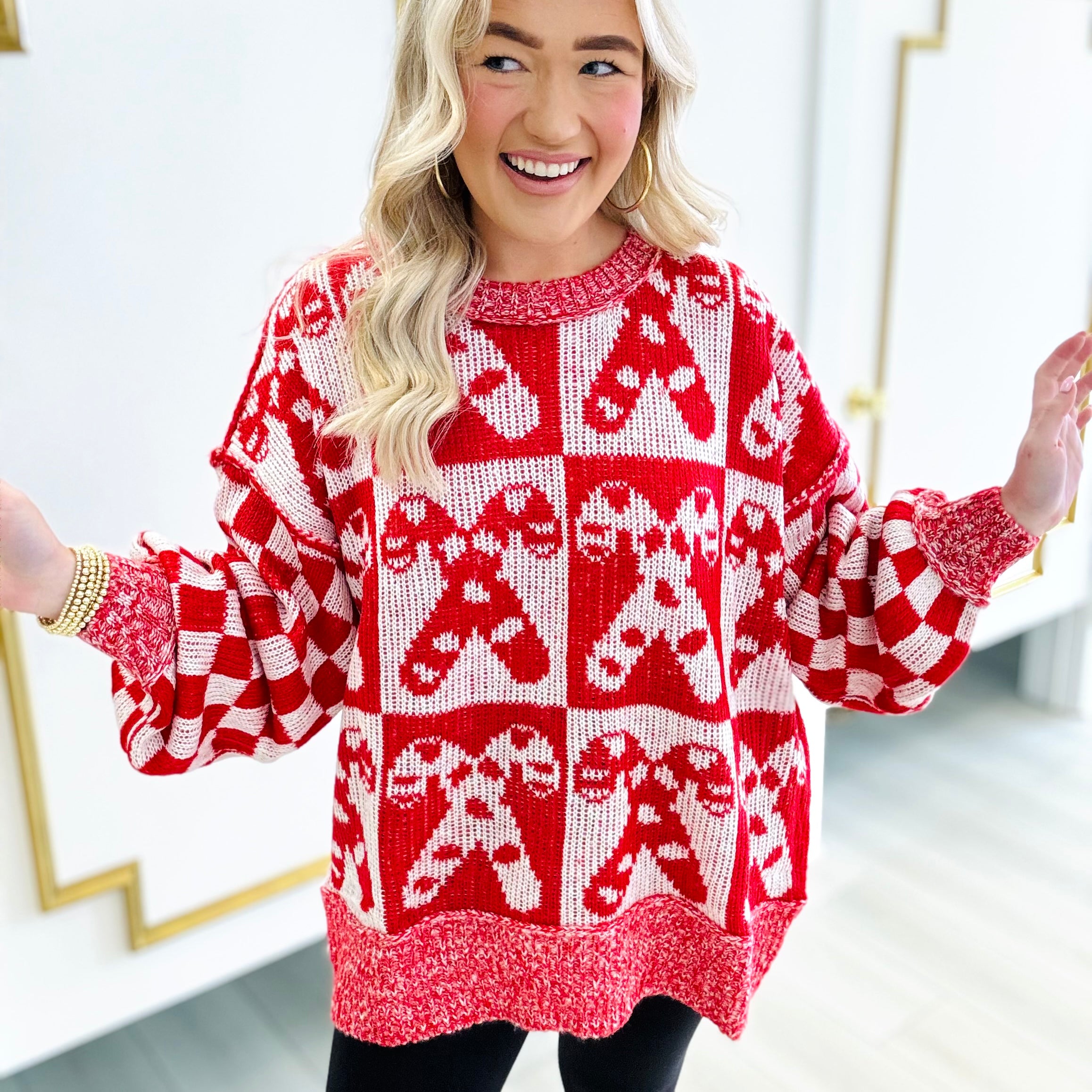 Candy Cane Craziness Sweater