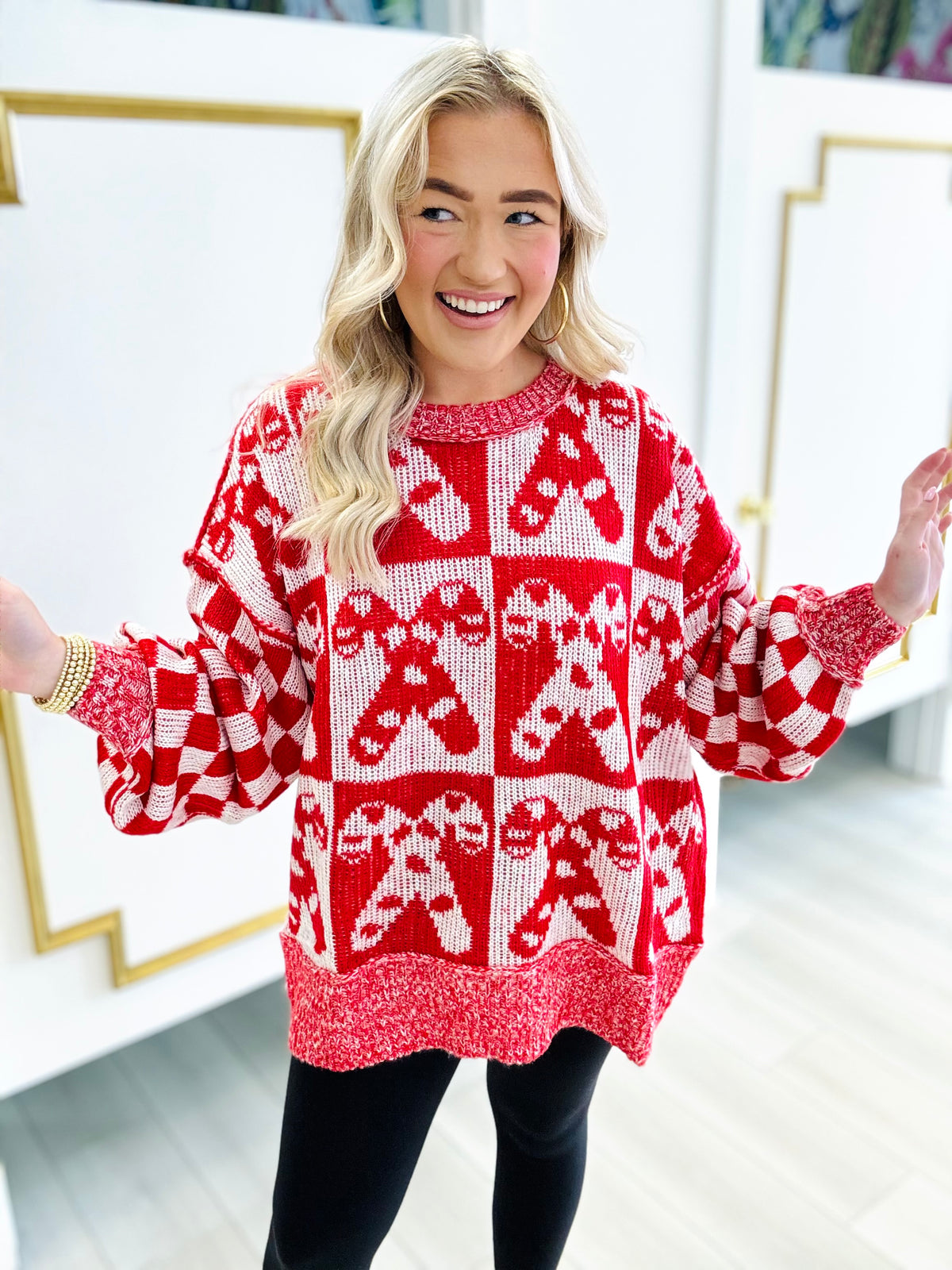 Candy Cane Craziness Sweater